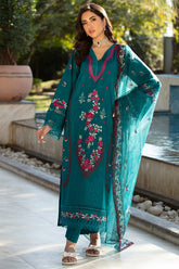 Empress teal Dupatta